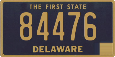 DE license plate 84476