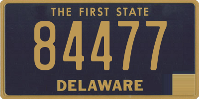 DE license plate 84477