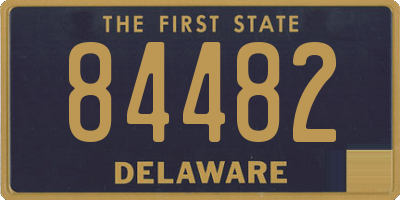 DE license plate 84482