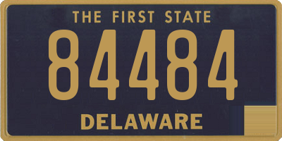 DE license plate 84484