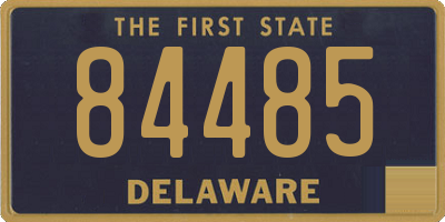 DE license plate 84485