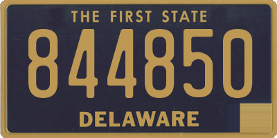 DE license plate 844850