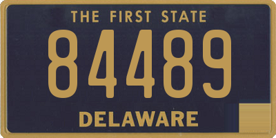 DE license plate 84489