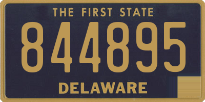 DE license plate 844895
