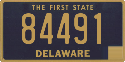 DE license plate 84491