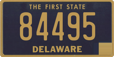 DE license plate 84495