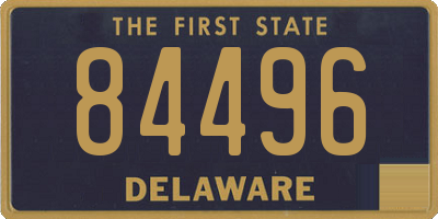 DE license plate 84496