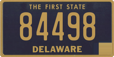 DE license plate 84498