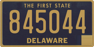 DE license plate 845044
