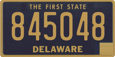 DE license plate 845048