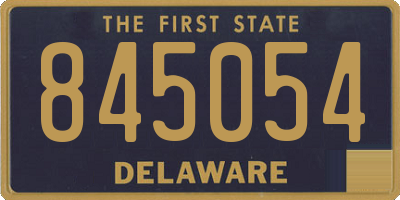 DE license plate 845054