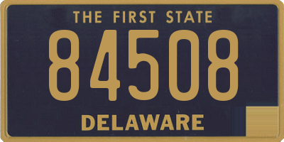 DE license plate 84508