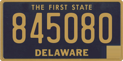 DE license plate 845080