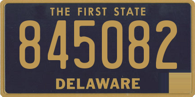 DE license plate 845082
