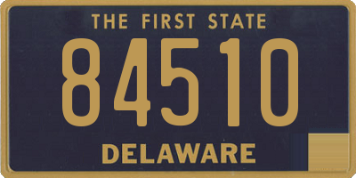 DE license plate 84510