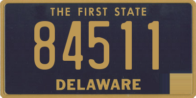 DE license plate 84511