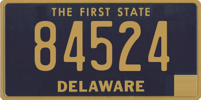 DE license plate 84524