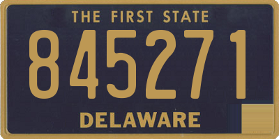 DE license plate 845271