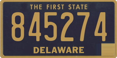 DE license plate 845274