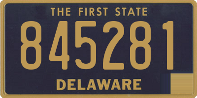 DE license plate 845281