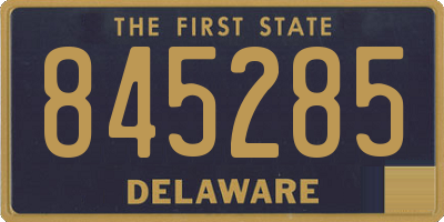 DE license plate 845285