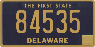 DE license plate 84535