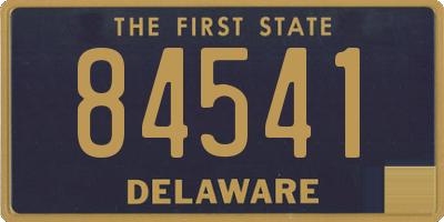 DE license plate 84541