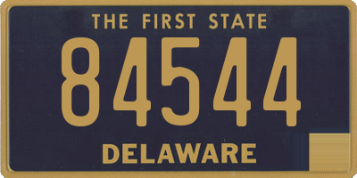 DE license plate 84544