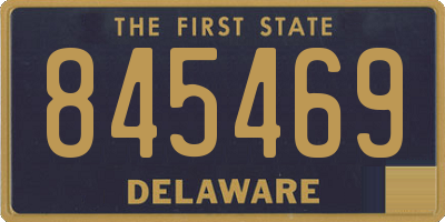DE license plate 845469