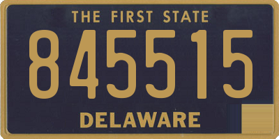 DE license plate 845515