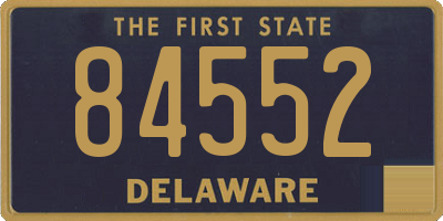 DE license plate 84552