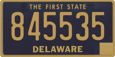 DE license plate 845535