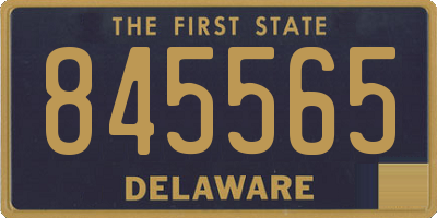DE license plate 845565