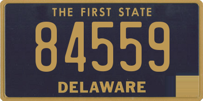DE license plate 84559
