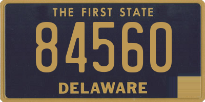 DE license plate 84560