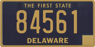 DE license plate 84561