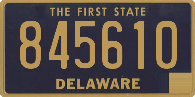 DE license plate 845610
