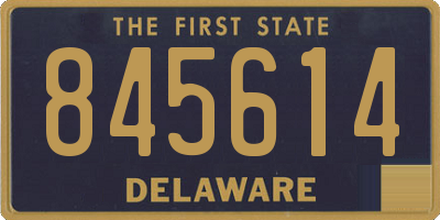 DE license plate 845614