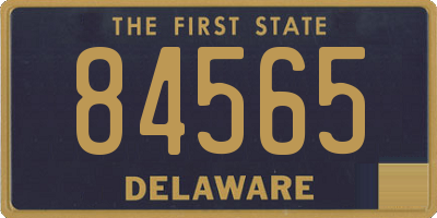 DE license plate 84565