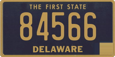 DE license plate 84566