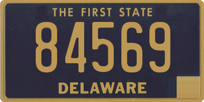 DE license plate 84569