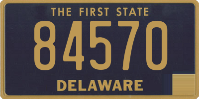 DE license plate 84570