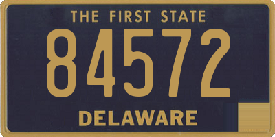 DE license plate 84572