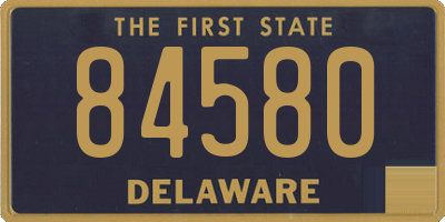 DE license plate 84580
