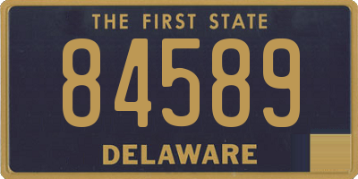 DE license plate 84589