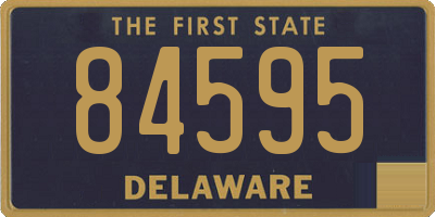 DE license plate 84595