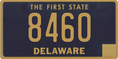 DE license plate 8460