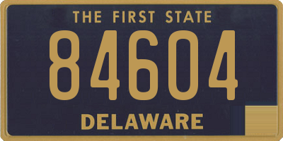 DE license plate 84604