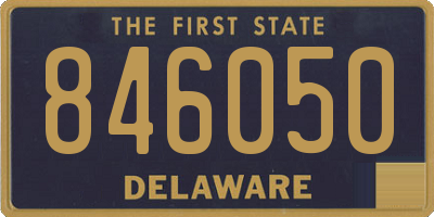 DE license plate 846050