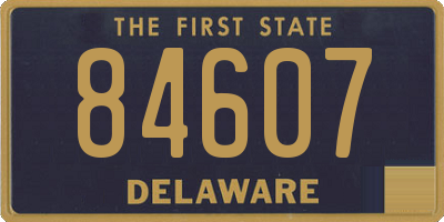 DE license plate 84607